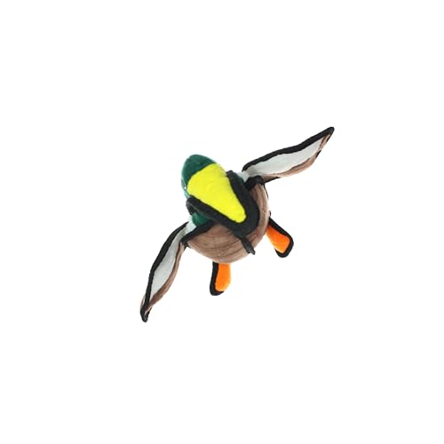 TUFFY World’s Tuffest Soft Dog Toy – Barnyard Series, Duck with Squeakers, Large - color: Duck, size: Large