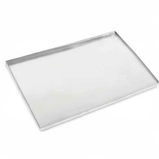 Pinnacle Systems 23.5" x 17.5" Metal Replacement Dog Crate Pan Chew Proof Crack Proof Pet Kennel Tray Central Dog Training Crate Pan Pet Supplies, Galvanized, 1" H - color: Galvanized, size: 23.5"L x 16.5"W x 1.5"H