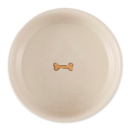 Bone Dry Ceramic Food Bowls, Non-Slip & Dishwasher Safe, Medium Set, 6x2 Terrazzo - color: Terrazzo, size: Medium Set, 6x2"