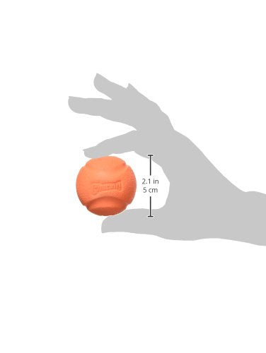 ChuckIt! High-Bounce Rubber Fetch Ball, Small (Colors Vary) 2 Pack - color: Multi, size: Small (Pack of 2)