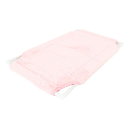 Cat Window Bed with Suction Cup, 33 Lbs Load Capacity, 19.2x12 Inches, Warm Plush, Single Layer, Sturdy Mesh and Fiberglass Rods, for Indoor Cats (Pink) - color: Pink