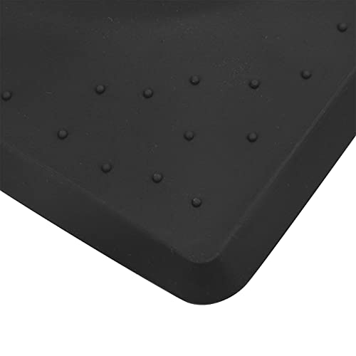 GLOGLOW Nan Dog Bowls with Non Slip Silicone Mat, Stainless Steel Double Bowls Set, Foldable for Small Medium Dogs and Cats Dog Daily Necessities (Black)