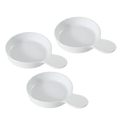 Havniva Ceramic Cat Bowl Whisker Friendly 5.5” Cat Dishes Shallow Cat Food Bowl Anti-Slip Pet Water Bowls for Indoor Cats, Wide Cat Food Dish Prevent Whisker Fatigue (3 Pack) - color: White - C