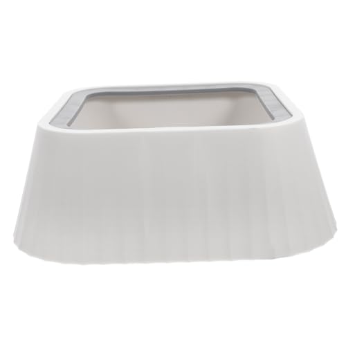 Spill Floating Pet Water Bowl Splash Cat Dog Feeder Durable Plastic Design for Drinking for Small Pets Effortless Hydration