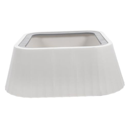 Spill Floating Pet Water Bowl Splash Cat Dog Feeder Durable Plastic Design for Drinking for Small Pets Effortless Hydration