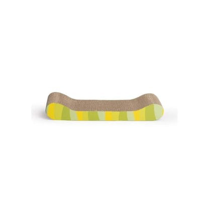 Catit Style Scratcher with Catnip - Jungle-Stripe Lounge - style: Lounge