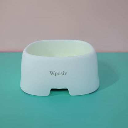 Wposiv Pet Water Bowls Spill-Proof Floating Pet Water Bowl - Splash-Proof Design, Keeps Chins Dry, Suitable for Cats and Dogs