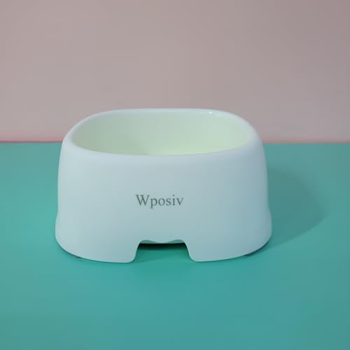 Wposiv Pet Water Bowls Spill-Proof Floating Pet Water Bowl - Splash-Proof Design, Keeps Chins Dry, Suitable for Cats and Dogs