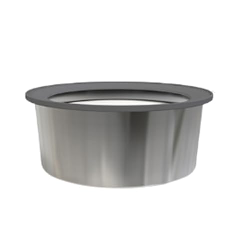 Stainless Steel Dog Bowl Spill-Proof Anti-Slip Base Large Breeds 1.6L / 2L / 3L Dishwasher Safe Elevated Dog Bowls - color: 1.6L