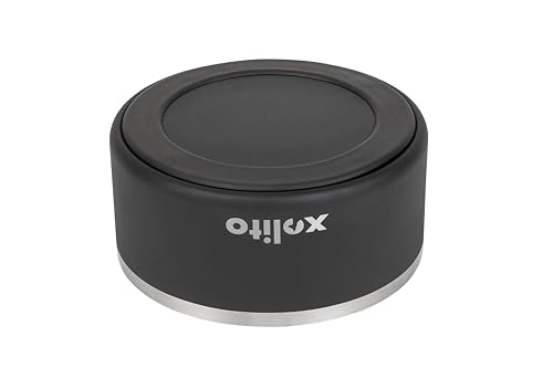 Xolito Pets Stainless Steel Dog Bowl 64 oz - Non-Slip Insulated Water Bowl for Large Dogs - Heavy Duty Double Wall Metal Feeder for Food & Water, Dishwasher Safe (Black) - color: Black