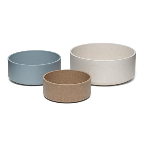 Loving Pets - Dolce Bamboo - Eco-Friendly Pet Bowls & Dishes for Dog, Cats, Puppy Food and Water Dish -Sustainable and Dishwasher Safe, Made with Real Bamboo (Large, Coffee-Brown) - color: Coffee Brown, size: Large Dish