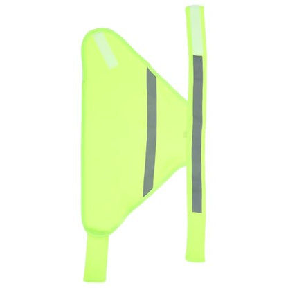 POPETPOP Dog Reflective Vest, High Visibility Dog Safety Service Vest, Adjustable Breathable Summer Clothes for Night Outdoor Hunting Walking (Fluorescent Yellow)