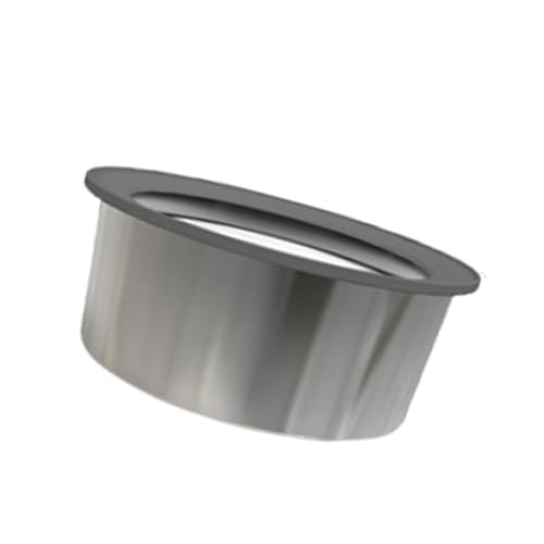 Stainless Steel Dog Bowl Spill-Proof Anti-Slip Base Large Breeds 1.6L / 2L / 3L Dishwasher Safe Elevated Dog Bowls - color: 1.6L