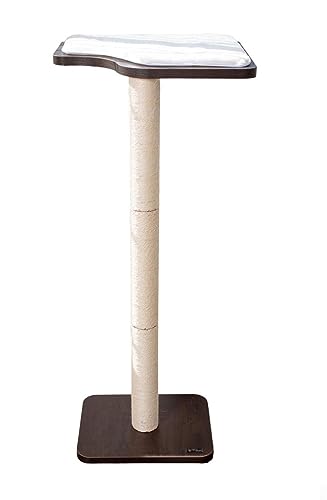 PetFusion Ultimate Cat Window Climbing Perch 45” Tall (Tree Sisal Scratching Posts, Modern Design Simply Suctions to Window. (EASY TO ASSEMBLE)