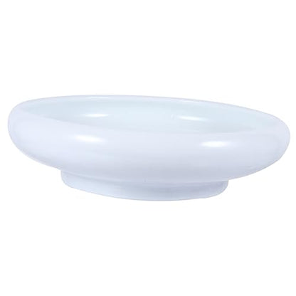 Happyyami Ceramic Cat Food Bowl with Non-Slip Base Prevents Whisker Fatigue Easy to Pet Feeder for Cats and Dogs for Water Dry Wet Food