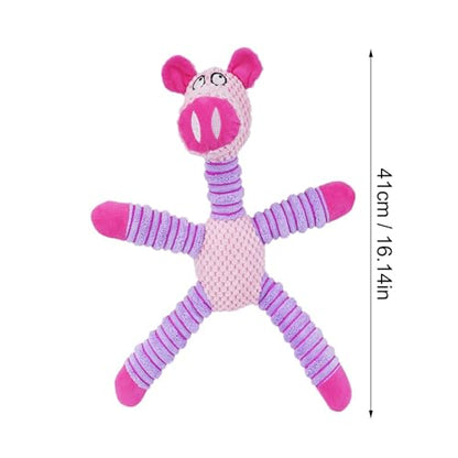 Chew Toys for Dogs, Durable Fabric Soft Heavy Duty Dog Toys Small Dogs,Interactive Cute Indestructible Heavy Duty Dog Toy for Puppy Small Medium Breeds Teething Anxiety Relief Playing Home Indoor - color: Purple