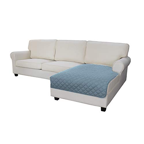 Easy-Going Sectional Couch Covers for Dogs L Shape Sofa Cover Reversible Sofa Slipcover Chaise Lounge Cover Furniture Protector Cover for Pets Dog Cat (42 x 52 inches, Light Blue/Light Blue) - color: Light Blue/Light Blue, size: 42" x 52"