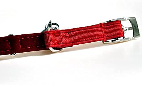 CHUKCHI Soft Velvet Safe Cat Adjustable Collar Bling Diamante with Bells,2 Pcs Black+Red - color: Black+Red
