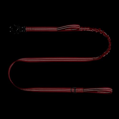 ICEFANG Tactical Dog Leash,K9 Training Walking Bungee Lead with 2 Control Handle,Heavy Duty Quick Release Metal Clasp,for Medium Large Breed (Reflective Red, 6 FT) - color: Reflective Red, size: 6 FT