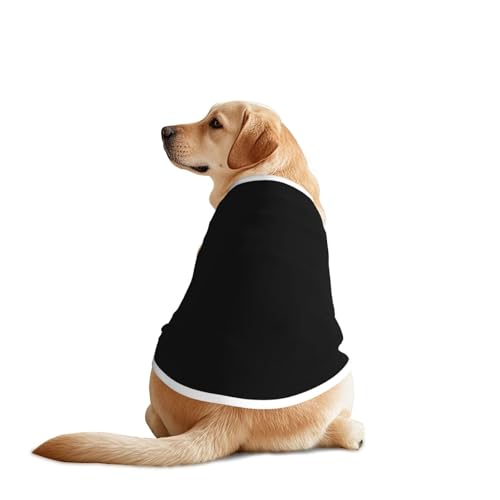 SWEET TANG Dog Lightweight T-Shirt Black, Cool Breathable Stretchy Medium Large Dog Shirts, Soft Pet Shirts for Puppy Kitty Cats, X-Large - color: Pattern (442), size: X-Large