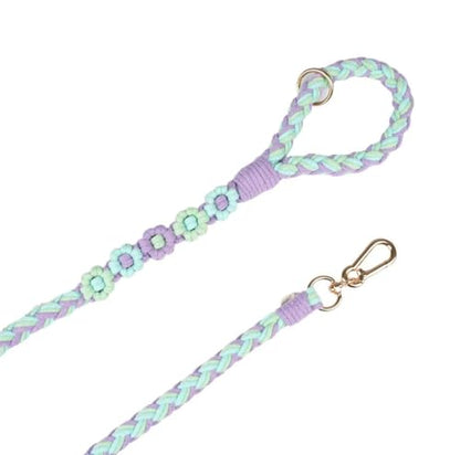 Dual Dog Leash,Double Dog 360 Swivel No Tangle Walking Leash,Comfortable Shock Absorbing Reflective Bungee for Two Dogs (Ocean Breeze) - color: Ocean Breeze