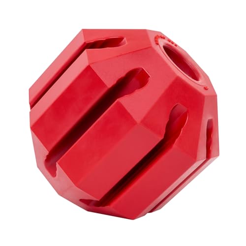 KONG Stuff-A-Ball - Durable Chew Toy for Dogs - Natural Rubber Dog Toy for Dental Health - Pet Toy for Chewing & Teeth Cleaning - Stuffable Toy for Dog Treats & Snacks - for Medium Dogs - size: Medium