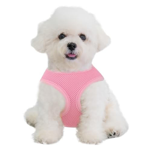 MoNiBloom Dog Harness for Small Sized Dog, Soft Puppy Padded Vest for Walking, Running, Training - Pink, XS - color: Pink, size: XS