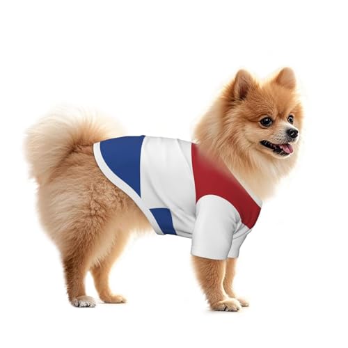 SWEET TANG Dog Summer Cooling T-Shirts, Sun Protection Quick Dry Mesh Breathable UV Protection Lightweight Tee Shirt Netherlands Flag, Medium - color: Pattern (116), size: Medium