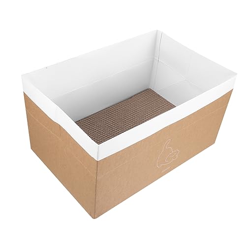 Yardwe 1set Comfortable Multi-Function Cat House Breathable Cat Scratching Board Nest for Indoor Use Easy Assembly Pet Nest Detachable Design for Secure Resting Space