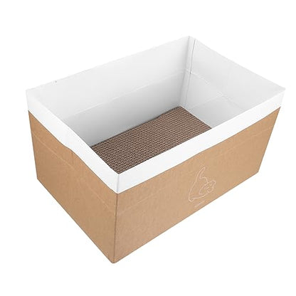 Yardwe 1set Comfortable Multi-Function Cat House Breathable Cat Scratching Board Nest for Indoor Use Easy Assembly Pet Nest Detachable Design for Secure Resting Space