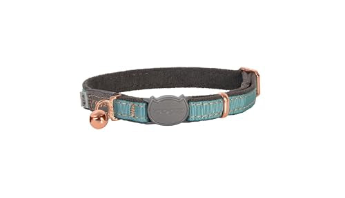 Rogz Urban Cat Safety Collar Small/Medium - Turquoise Moon - color: Turquoise Moon