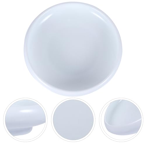 SHINEOFI Ceramic Cat Feeding Bowl No Spill Water Feeder White Pet Drinking Bowl Anti-Spill Design Suitable for Cats and Kittens