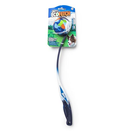 Chuckit! EcoFetch Dog Ball Launcher - 18" with Medium (2.5") Dog Fetch Ball Thrower, for Dogs 20-60 Pounds, Made in USA - style: EcoFetch