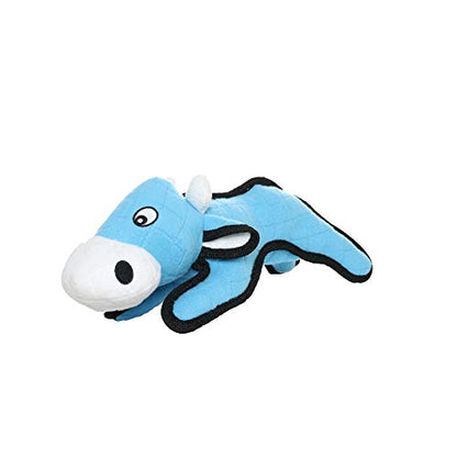 TUFFY World’s Tuffest Soft Dog Toy – Barnyard Series, Cow with Squeakers, Large, 2 Pack - color: Cow, size: Large 2 Pack