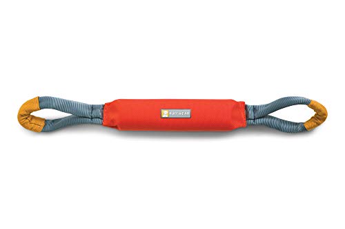 Ruffwear, Pacific Loop Dog Toy, Interactive Tug Toy for Playing and Training, Sockeye Red - color: Sockeye Red