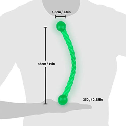 Dog Chew Toys 19'' Long for Medium/Large Dogs Aggressive Chewers, Rubber Dog Rope Toys Knot Teething Toys Almost Indestructible - size: 19''