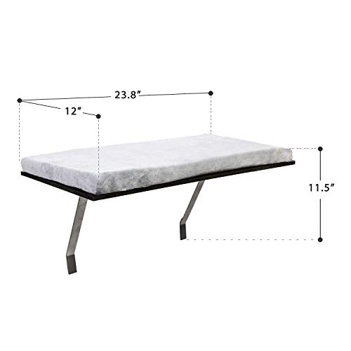 Jerry & Maggie - Cat Pad with Window Perch Self Heating Cat Mat Cozy Comfortable Machine Washable Pet Heating Pad - color: Cat bed mat