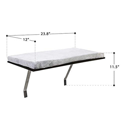 Jerry & Maggie - Cat Pad with Window Perch Self Heating Cat Mat Cozy Comfortable Machine Washable Pet Heating Pad - color: Cat bed mat