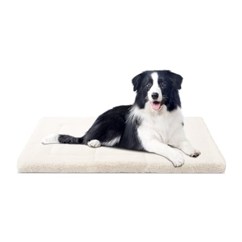 Dog Mat Soft, Pet Bed for Comfortable Rest, Ideal for All Dog Sizes, Machine Washable, Durable & Easy to Clean,36x24x1 in,Black - size: 36x24x1 in