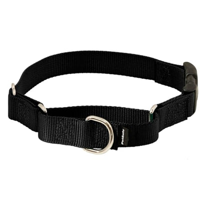 PetSafe Martingale Dog Collar with Quick-Snap Buckle - Petite, 3/8 Inch, Black