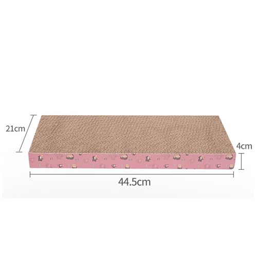 Cat Scratching Board, Cat Scratcher Cardboard, Reversible, Durable Recyclable Cardboard, Double-Sided Design, Cat Scratch Pad for Indoor Cats,Furniture Protectors from Cat Scratching(1-Pack)