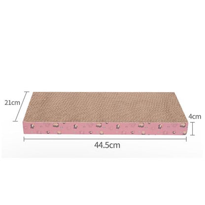 Cat Scratching Board, Cat Scratcher Cardboard, Reversible, Durable Recyclable Cardboard, Double-Sided Design, Cat Scratch Pad for Indoor Cats,Furniture Protectors from Cat Scratching(1-Pack)