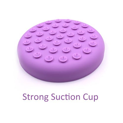 Slow Feeder Bowls for Dogs and Cats, 7.9inch Slow Down Bowl with Suction Cups, Puzzle Pet Bowls Non-Slip Design Dishwasher Microwave Safe (Purple) - color: Purple