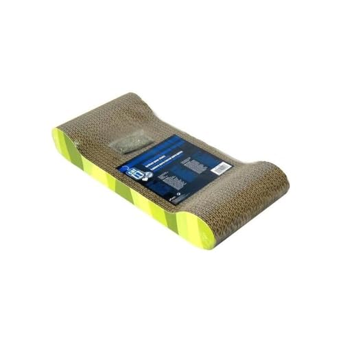 Catit Style Scratcher with Catnip - Jungle-Stripe Lounge - style: Lounge