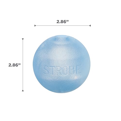 Outward Hound by Planet Dog Strobe Light Up LED Ball Dog Toy, Blue - color: Blue Strobe Toy