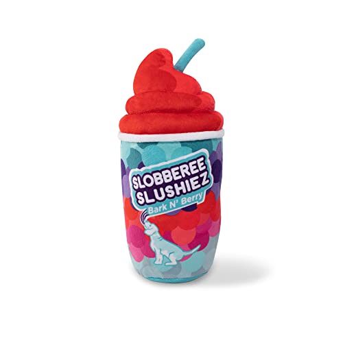 Fringe Studio Plush Dog Toy, SLOBBEREE SLUSHIEZ, Wagsdale Dog Toy Collection (289737) - color: Slushie