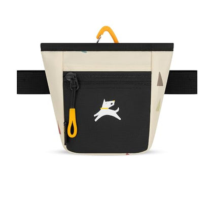 OllyDog Goodie Treat Bag, Dog Treat Pouch, Waist Belt Clip for Hands-Free Training, Magnetic Closure, Dog Training and Behavior Aids, Three Ways to Wear (Terrazzo) - color: Terrazzo