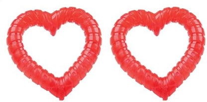 SmartPetLove Snuggle Puppy Teething Toys - Naturally Soothe and Provide Relief with Ice (Heart Shaped) (Pack of 2) - size: One Size (Pack of 2)