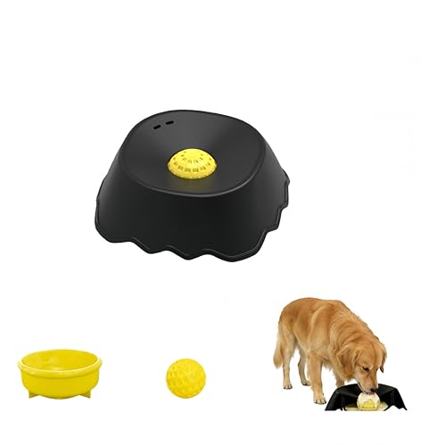 2026 Upgraded Slow Feeder Dog Bowl, Interactive Lick Bowl & Liquid Slow Feeder for All Dogs, 1.27 Cups Large Capacity Anti-Choke Pet Feeding Bowl for Water, Broth & Yogurt (1, Black) - color: Black