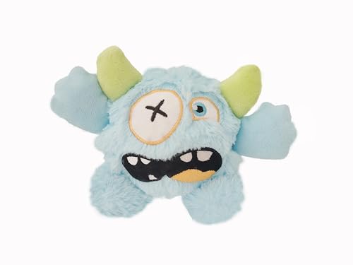 Squeaky Plush Pet Toy Ball, Dental Care, Skin-Friendly and Soft and Relieve Stress,Dog Training Interactive Pet Cute Plush Fashionable Toy Ball (Sky Blue,Large) - color: Sky Blue, size: Large